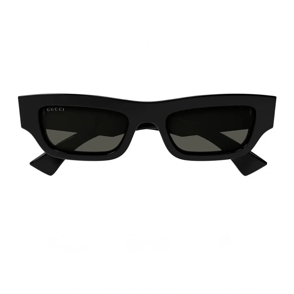 Gucci Men's GG1839SM Miami 52mm Rectangle Sunglasses Black Sunglasses NWT 490$